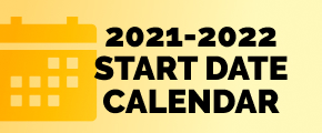 2021-2022 Start Date Calendar